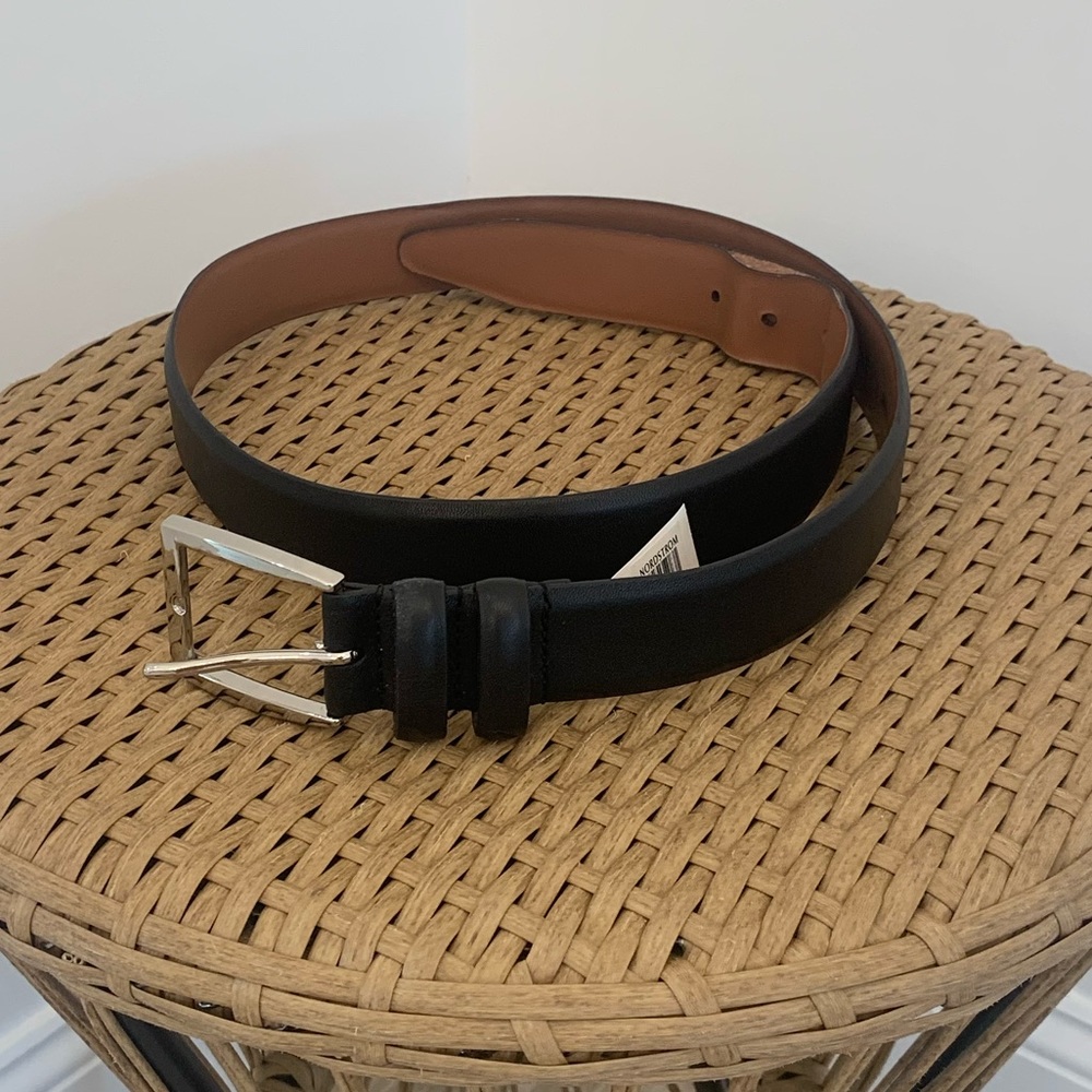 Nordstrom Black Men’s Leather Belt size 38